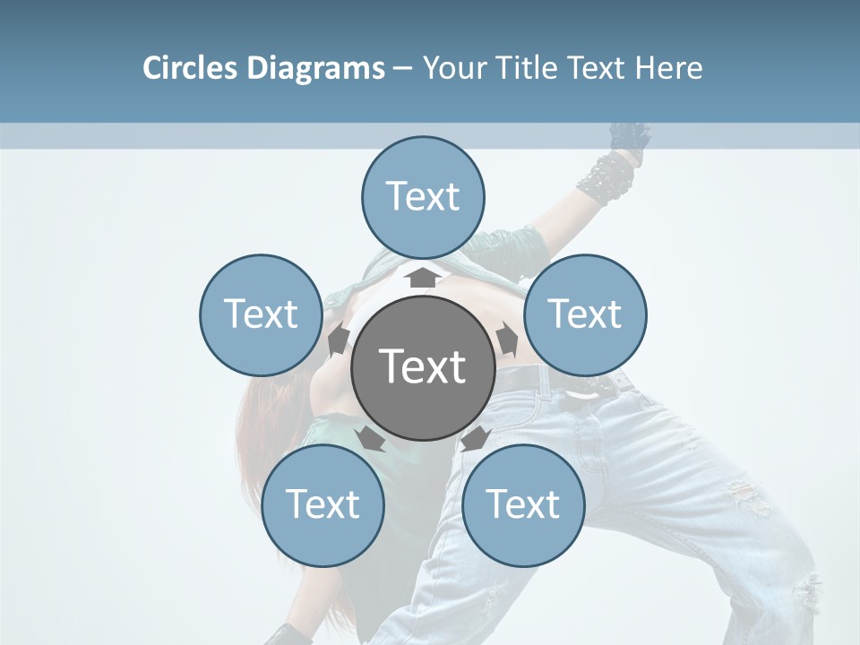 Pose Gymnastic Acrobat PowerPoint Template