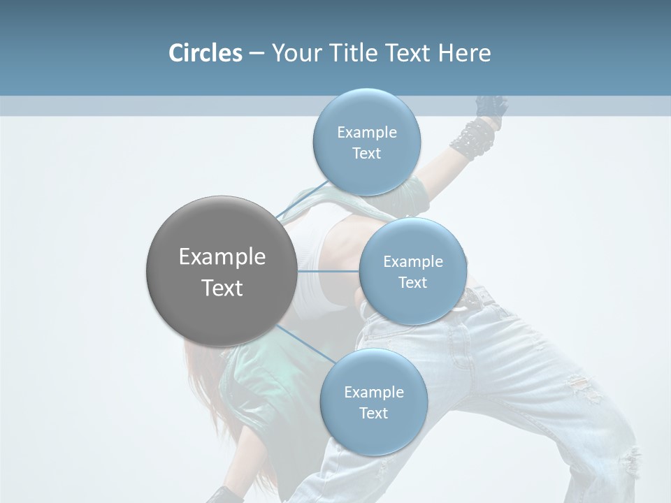 Pose Gymnastic Acrobat PowerPoint Template