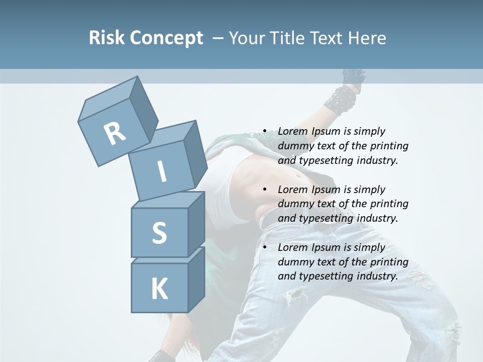 Pose Gymnastic Acrobat PowerPoint Template