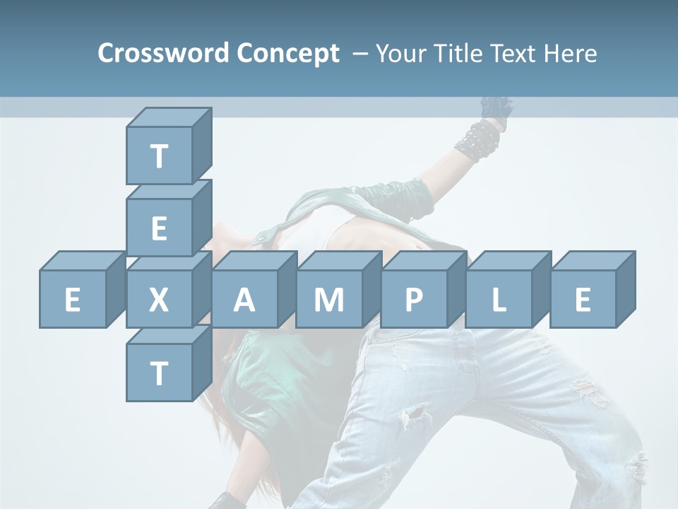 Pose Gymnastic Acrobat PowerPoint Template