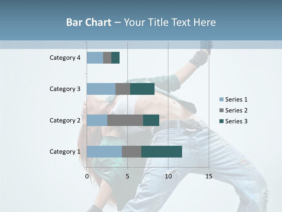 Pose Gymnastic Acrobat PowerPoint Template