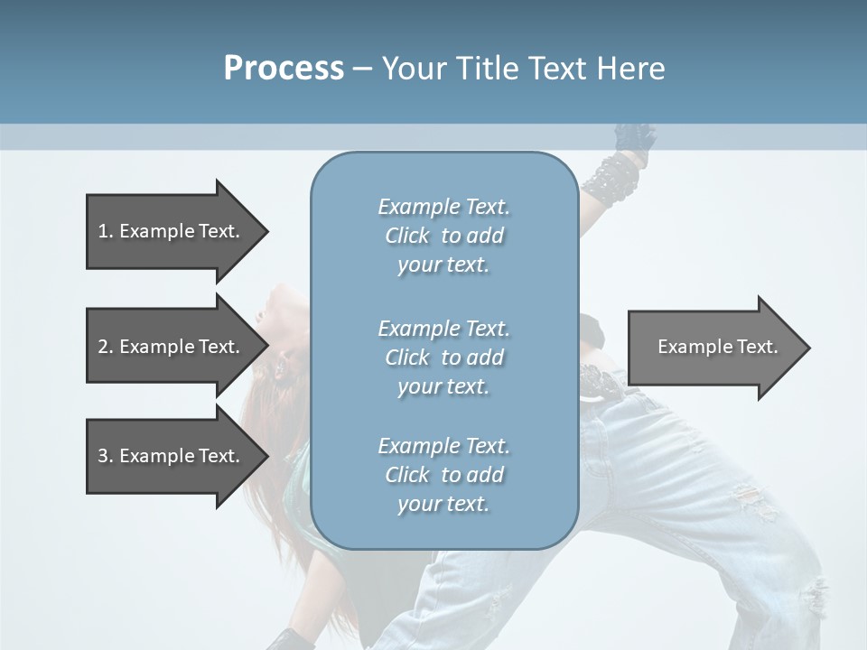 Pose Gymnastic Acrobat PowerPoint Template