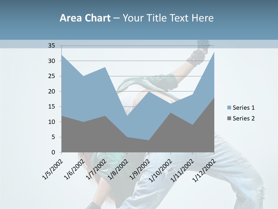 Pose Gymnastic Acrobat PowerPoint Template