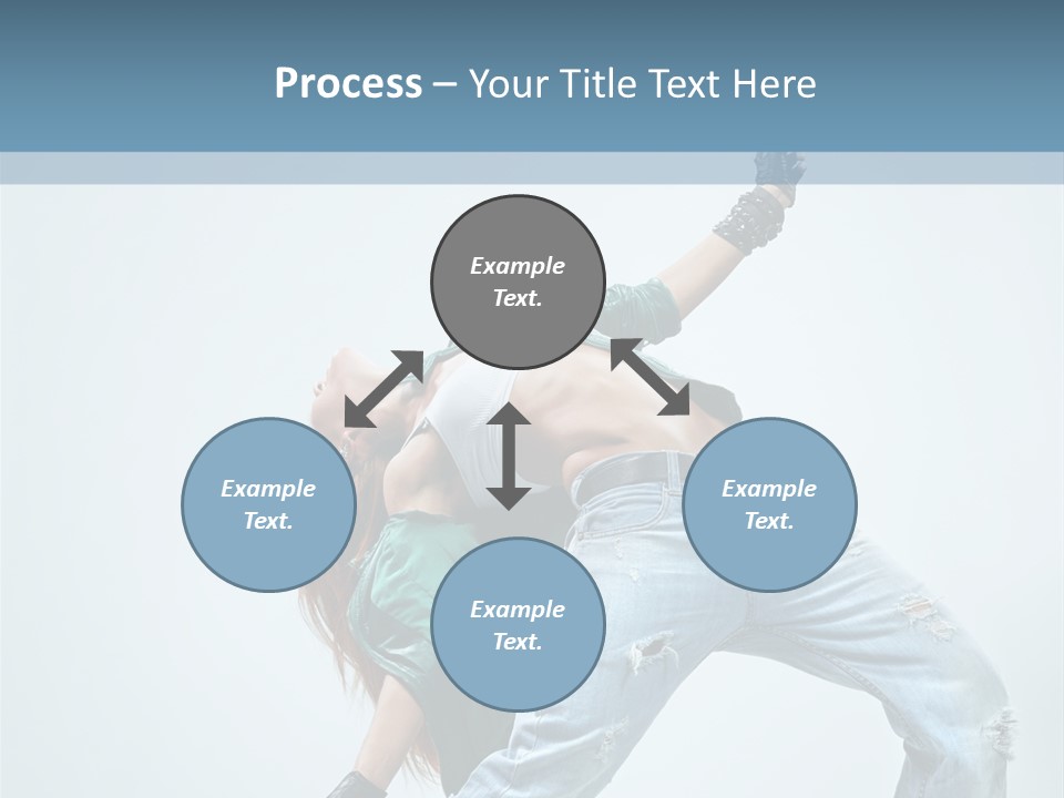 Pose Gymnastic Acrobat PowerPoint Template