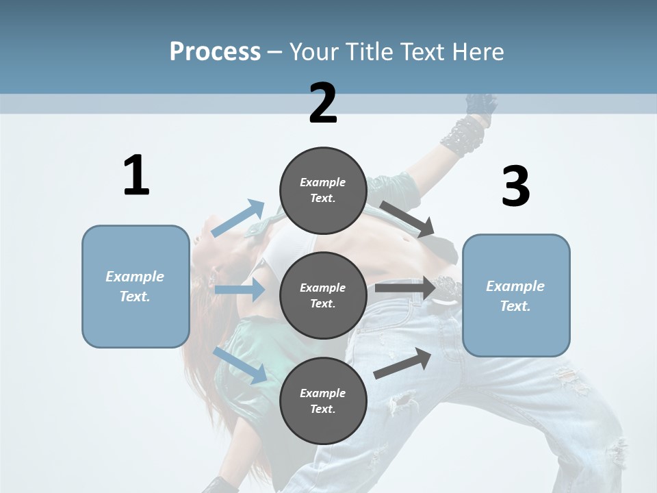 Pose Gymnastic Acrobat PowerPoint Template