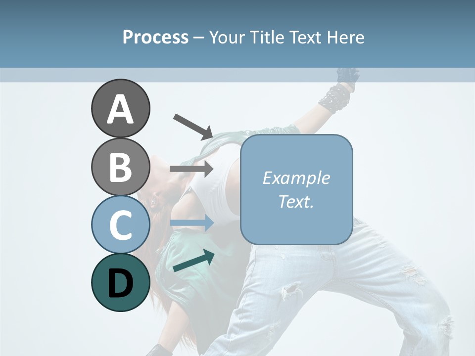 Pose Gymnastic Acrobat PowerPoint Template
