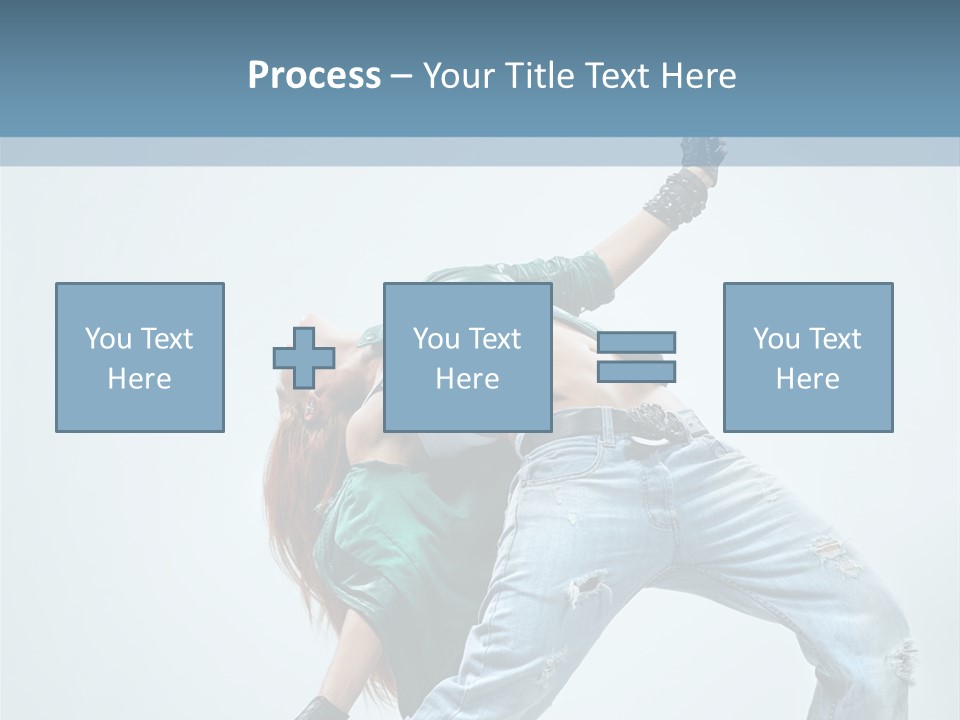 Pose Gymnastic Acrobat PowerPoint Template