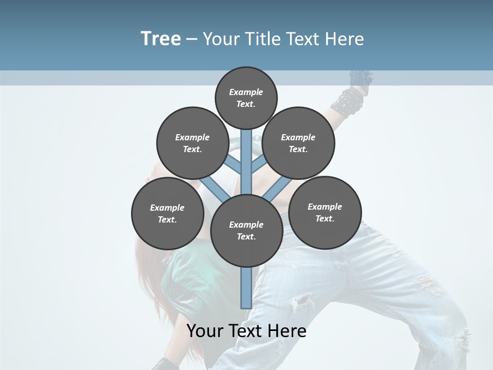 Pose Gymnastic Acrobat PowerPoint Template