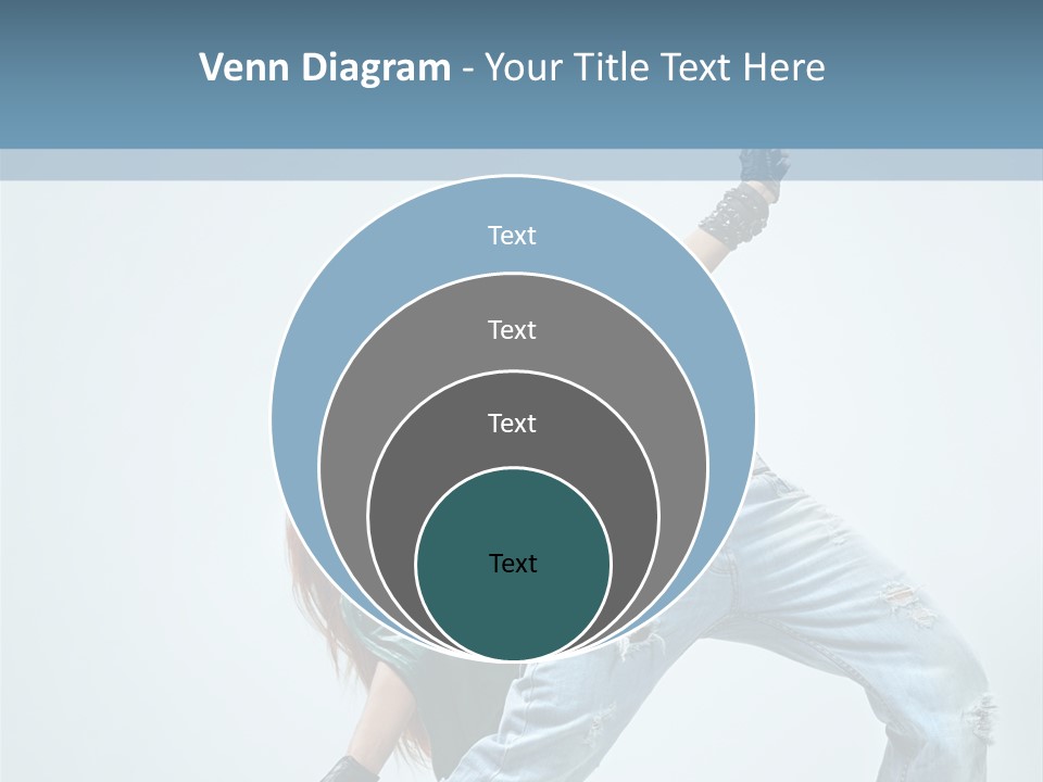 Pose Gymnastic Acrobat PowerPoint Template