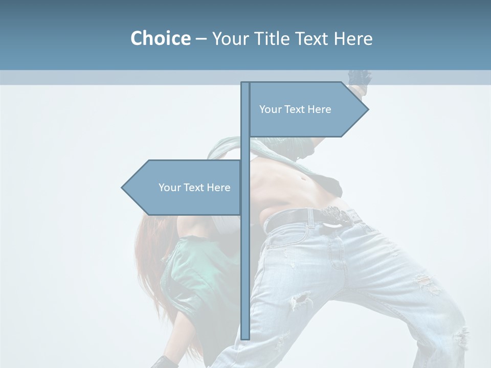 Pose Gymnastic Acrobat PowerPoint Template