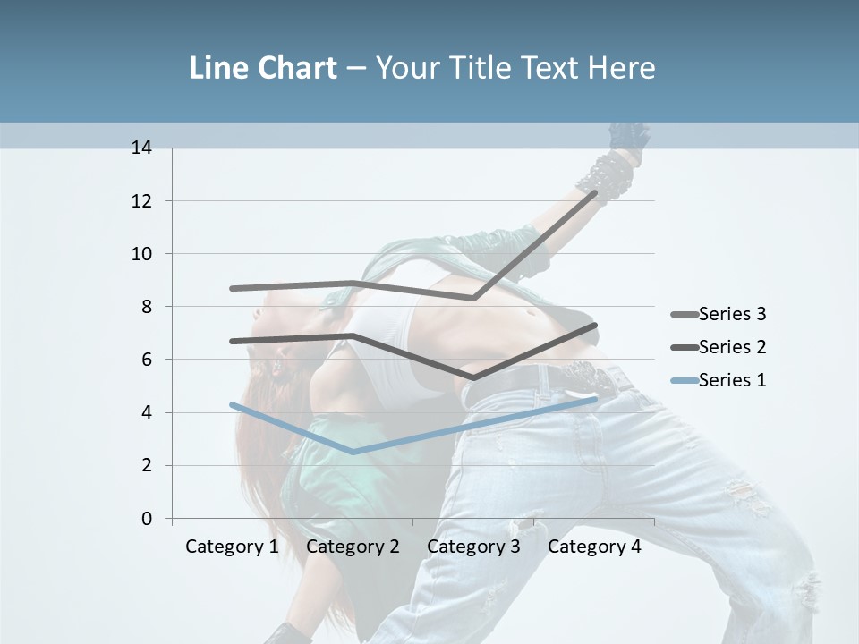 Pose Gymnastic Acrobat PowerPoint Template