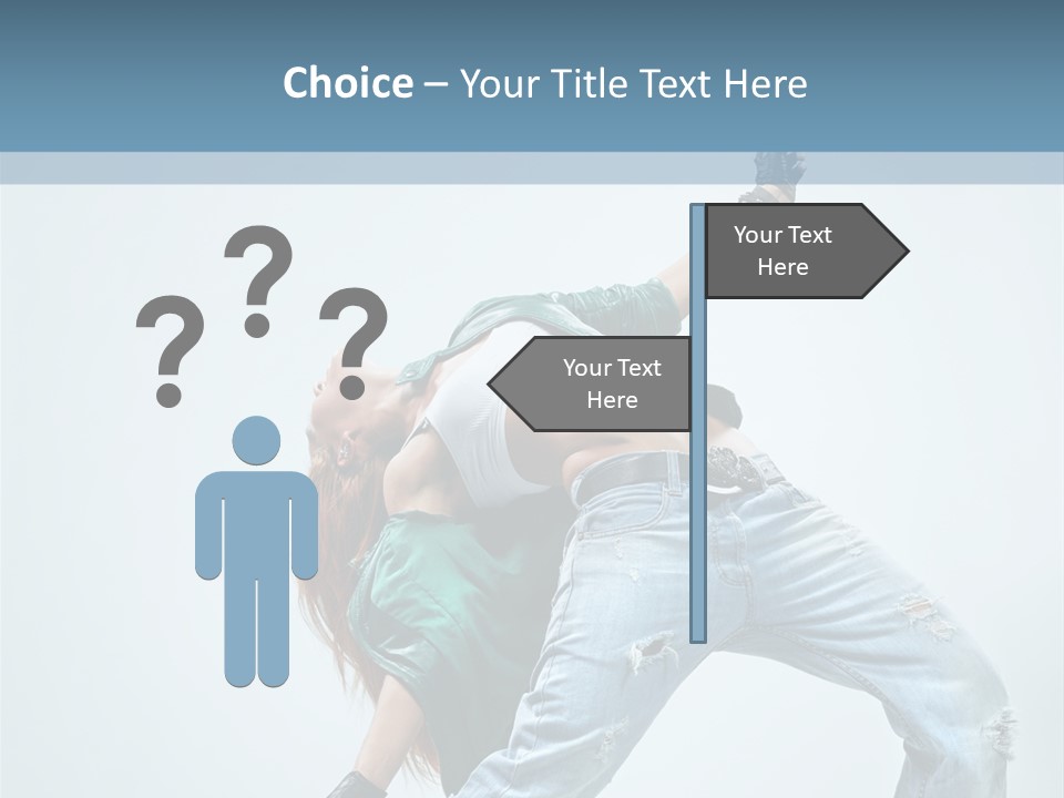 Pose Gymnastic Acrobat PowerPoint Template