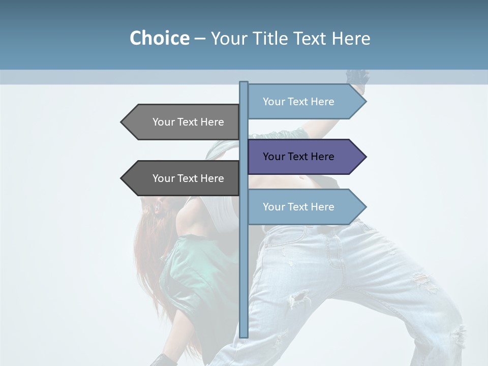 Pose Gymnastic Acrobat PowerPoint Template