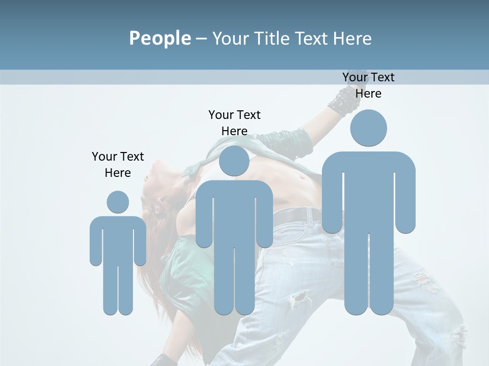 Pose Gymnastic Acrobat PowerPoint Template