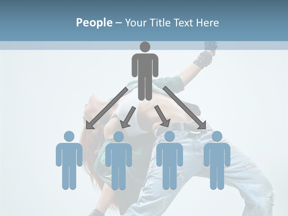 Pose Gymnastic Acrobat PowerPoint Template