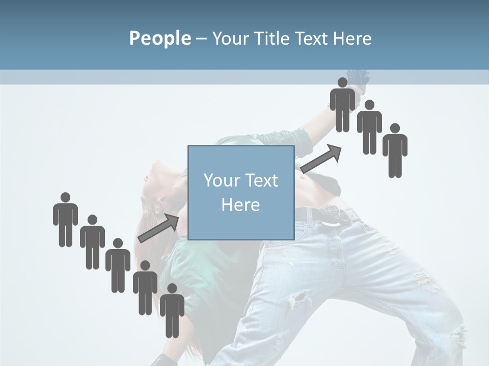 Pose Gymnastic Acrobat PowerPoint Template