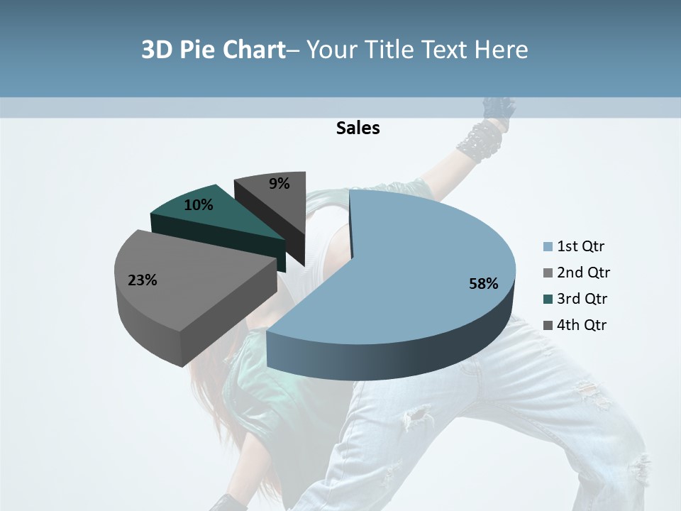Pose Gymnastic Acrobat PowerPoint Template