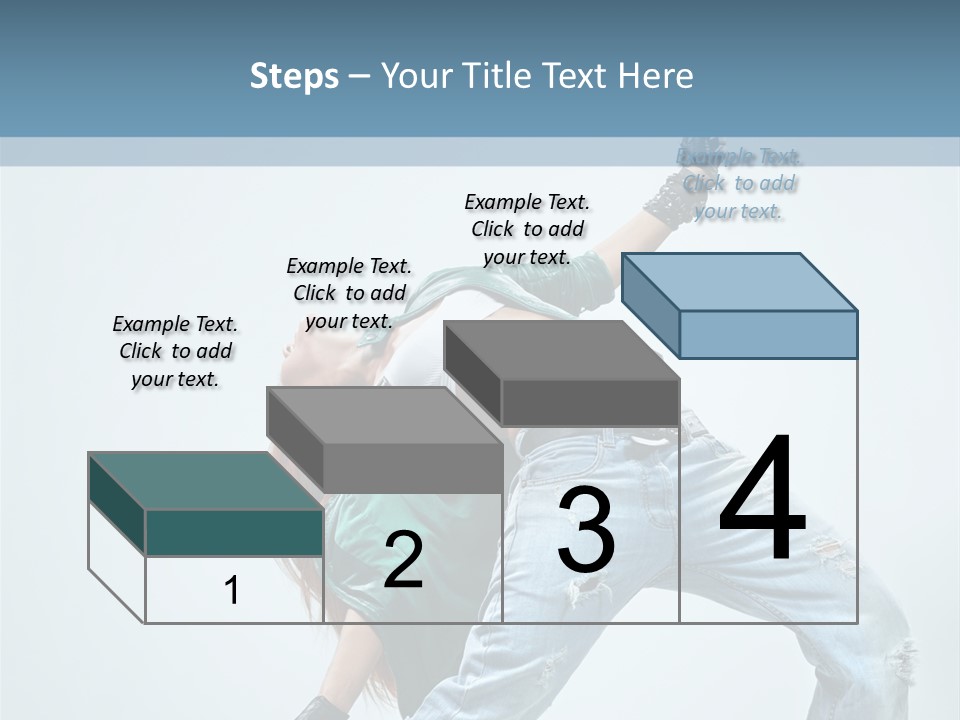 Pose Gymnastic Acrobat PowerPoint Template
