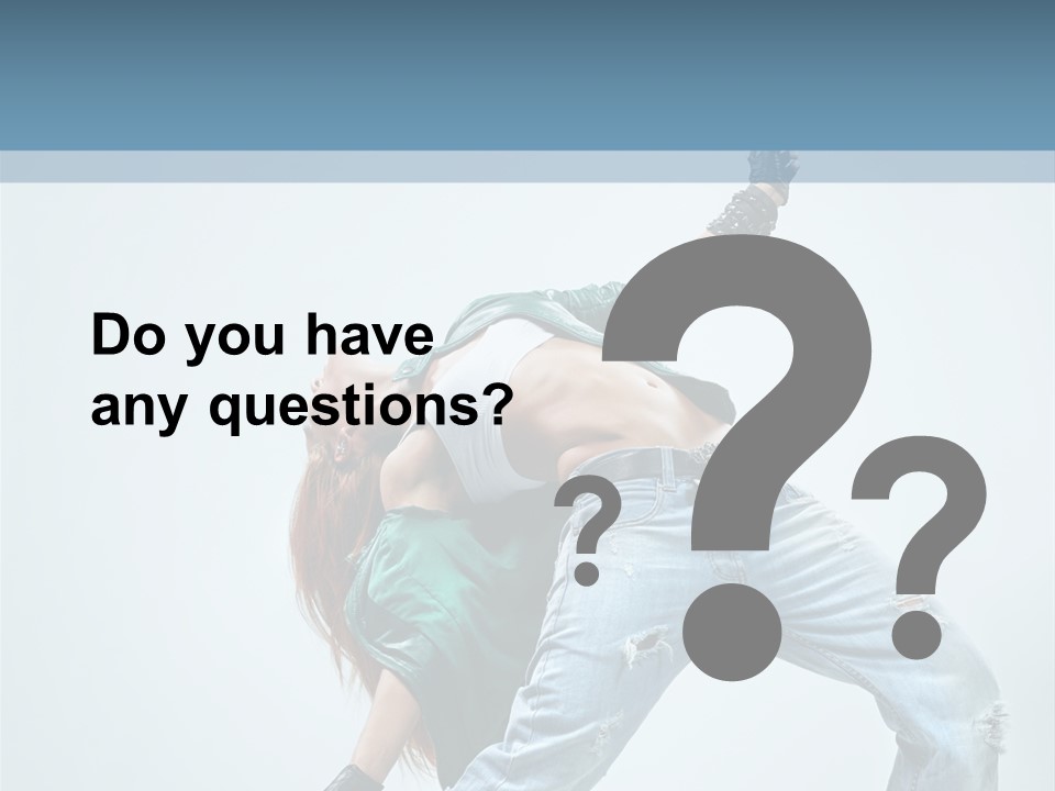 Pose Gymnastic Acrobat PowerPoint Template