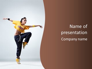 Dance Gymnastic Aerobics PowerPoint Template