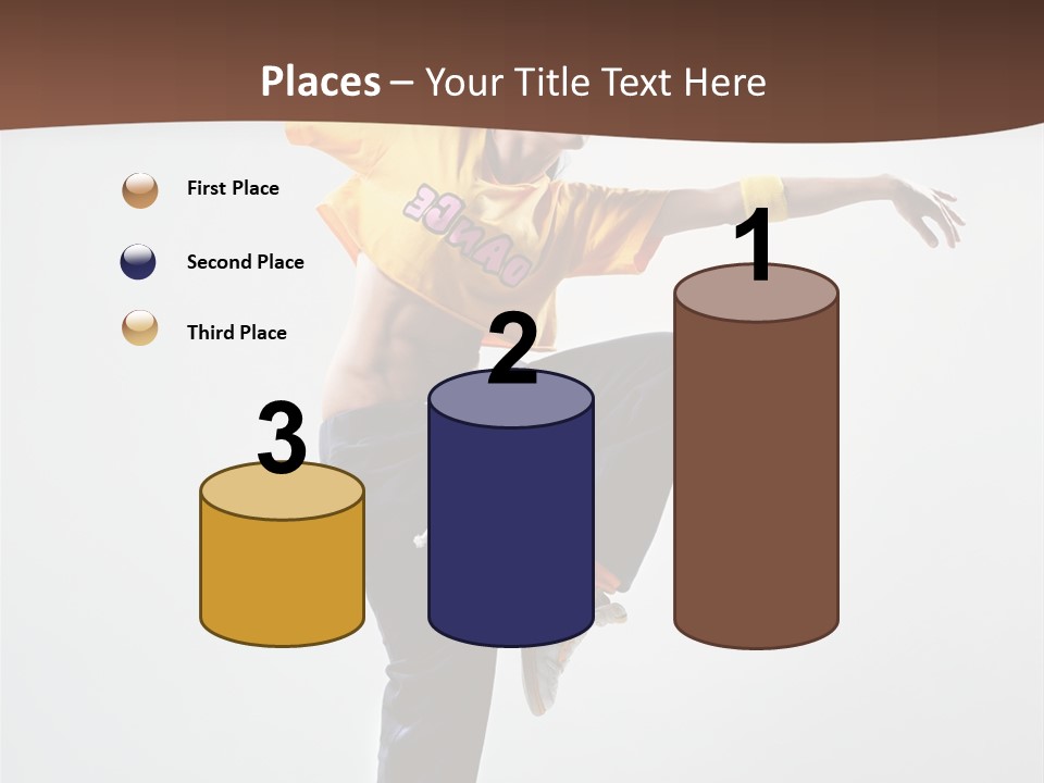 Dance Gymnastic Aerobics PowerPoint Template