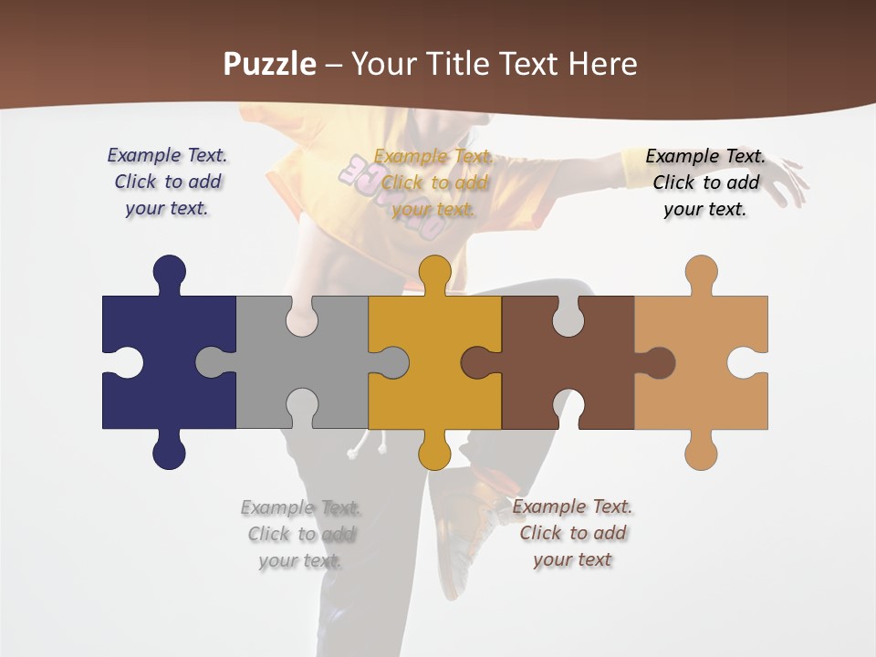 Dance Gymnastic Aerobics PowerPoint Template