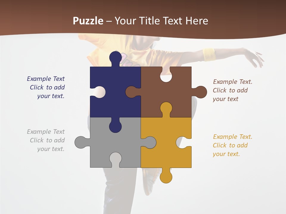 Dance Gymnastic Aerobics PowerPoint Template