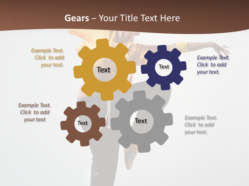 Dance Gymnastic Aerobics PowerPoint Template