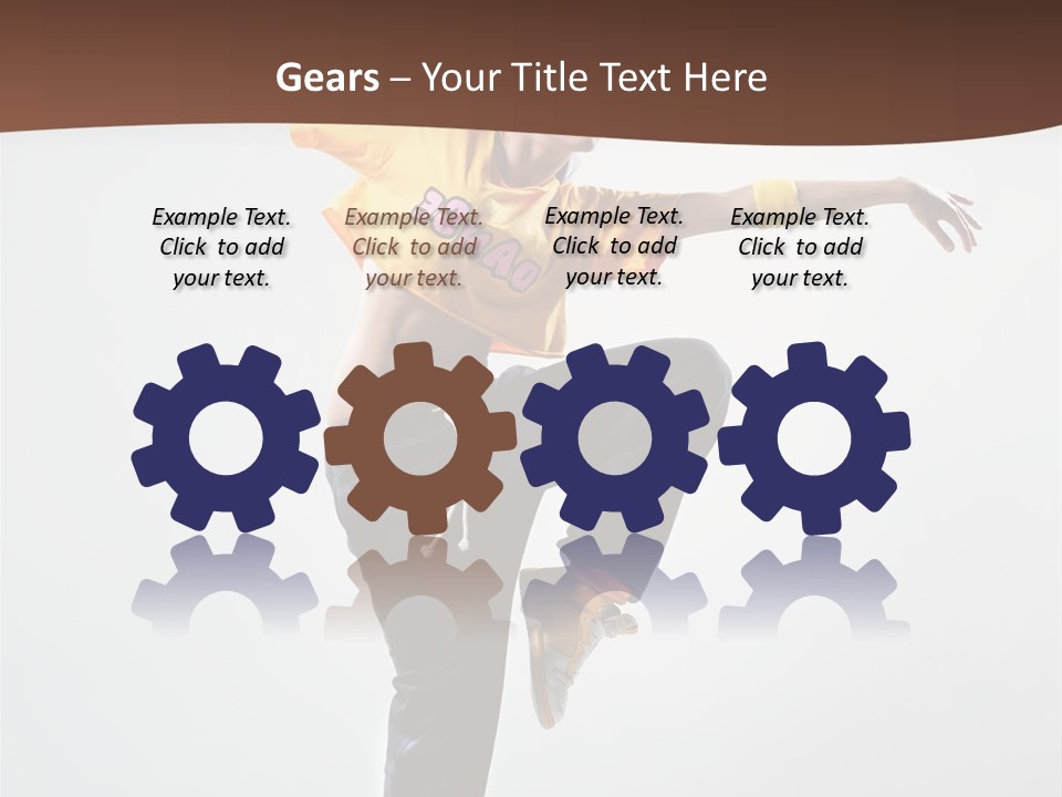 Dance Gymnastic Aerobics PowerPoint Template