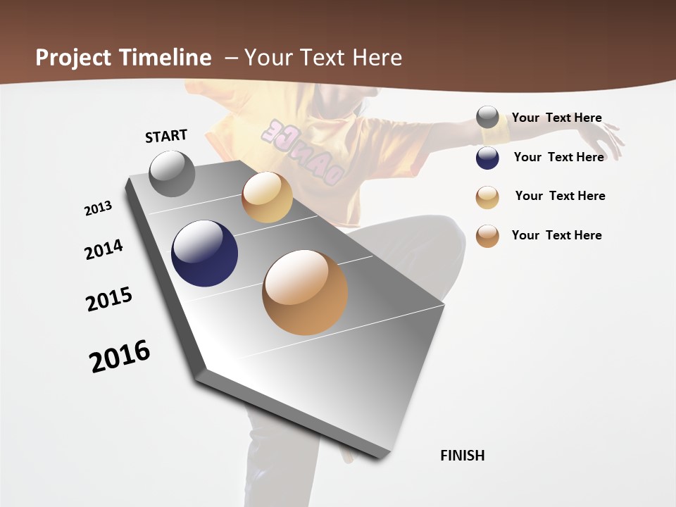 Dance Gymnastic Aerobics PowerPoint Template