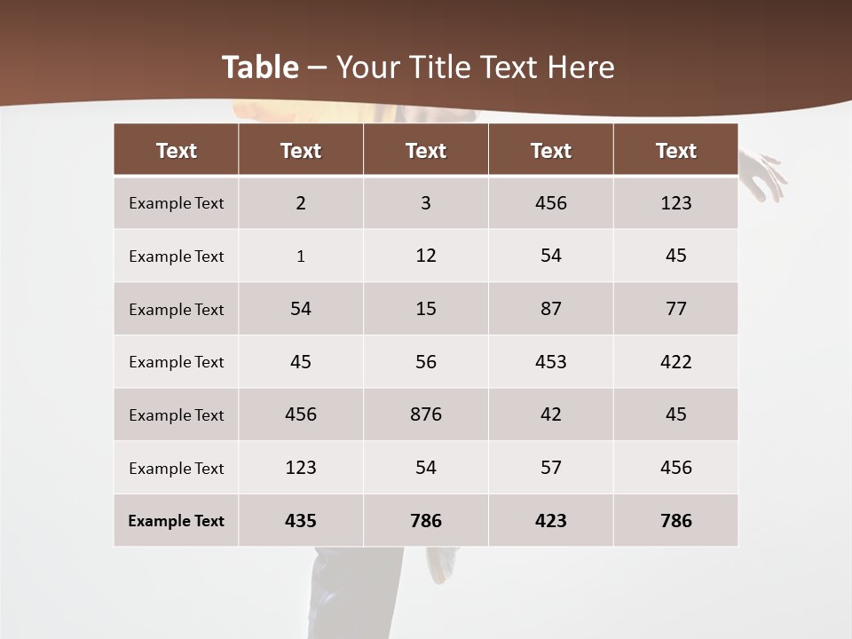 Dance Gymnastic Aerobics PowerPoint Template