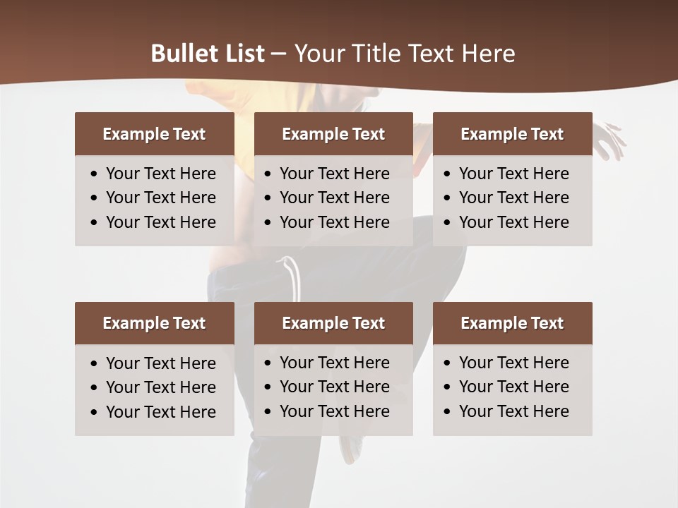 Dance Gymnastic Aerobics PowerPoint Template