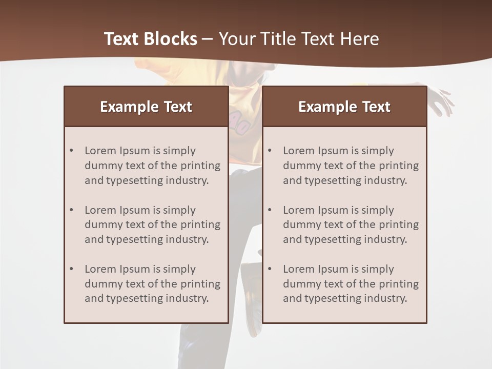 Dance Gymnastic Aerobics PowerPoint Template