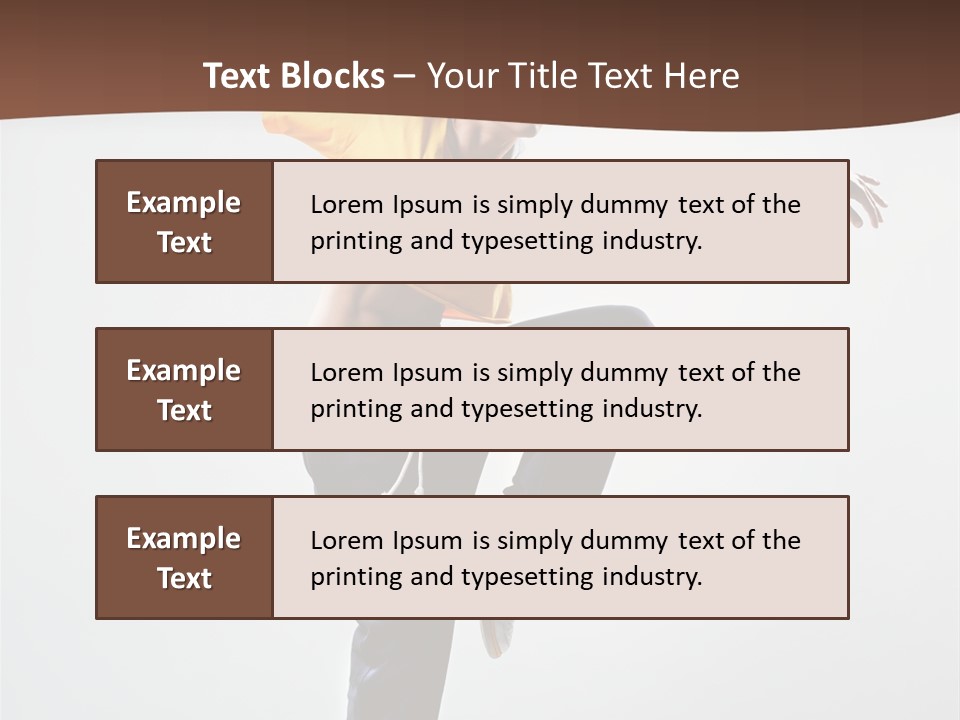 Dance Gymnastic Aerobics PowerPoint Template