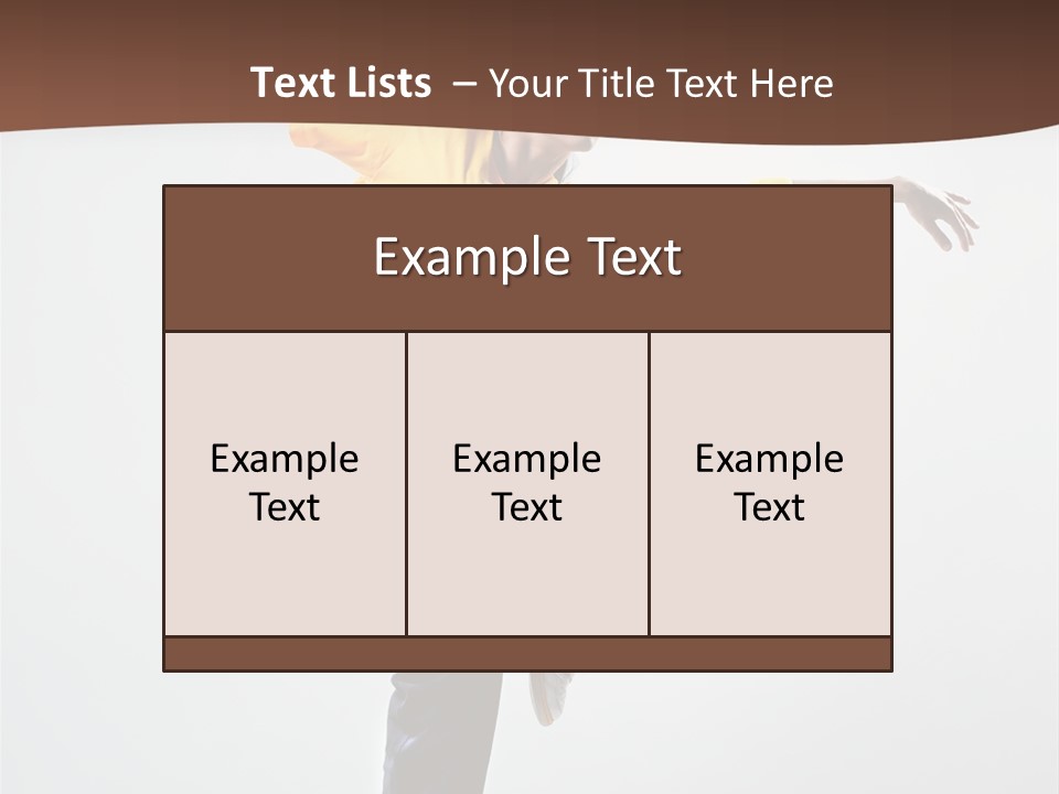 Dance Gymnastic Aerobics PowerPoint Template