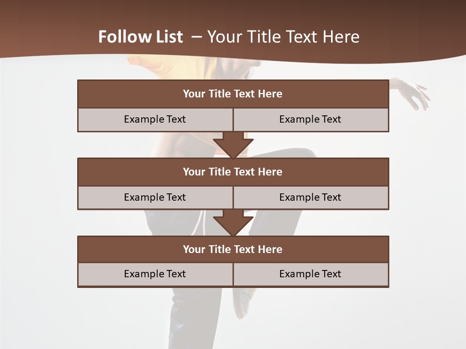 Dance Gymnastic Aerobics PowerPoint Template