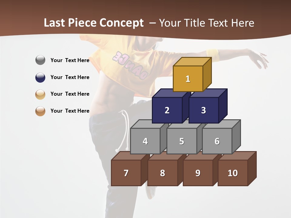 Dance Gymnastic Aerobics PowerPoint Template