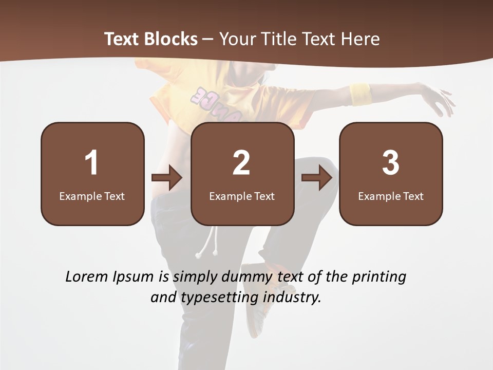 Dance Gymnastic Aerobics PowerPoint Template