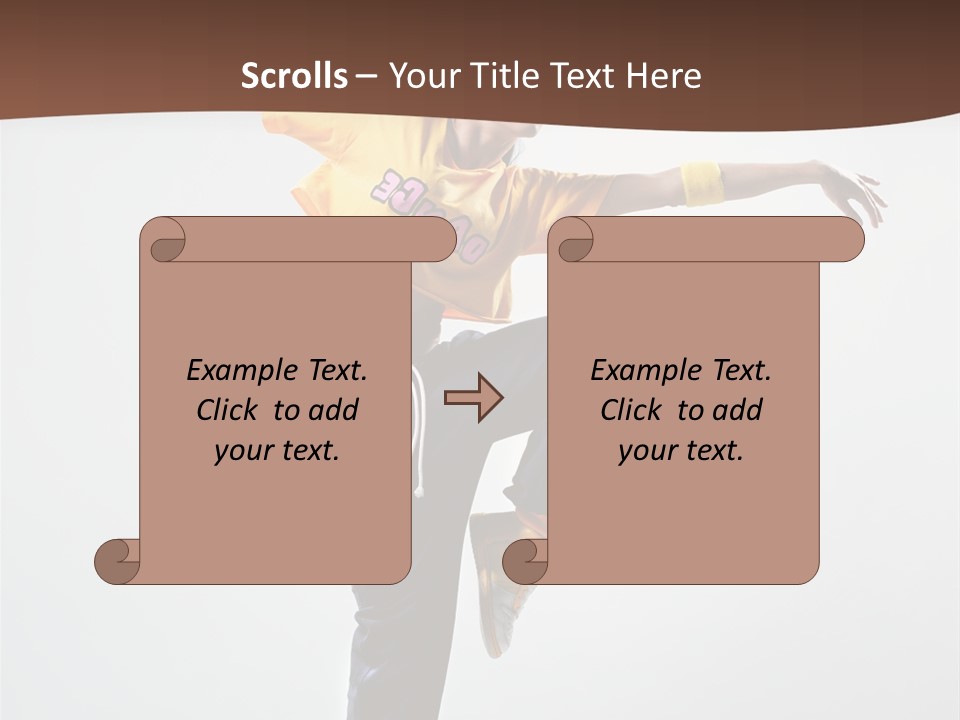 Dance Gymnastic Aerobics PowerPoint Template