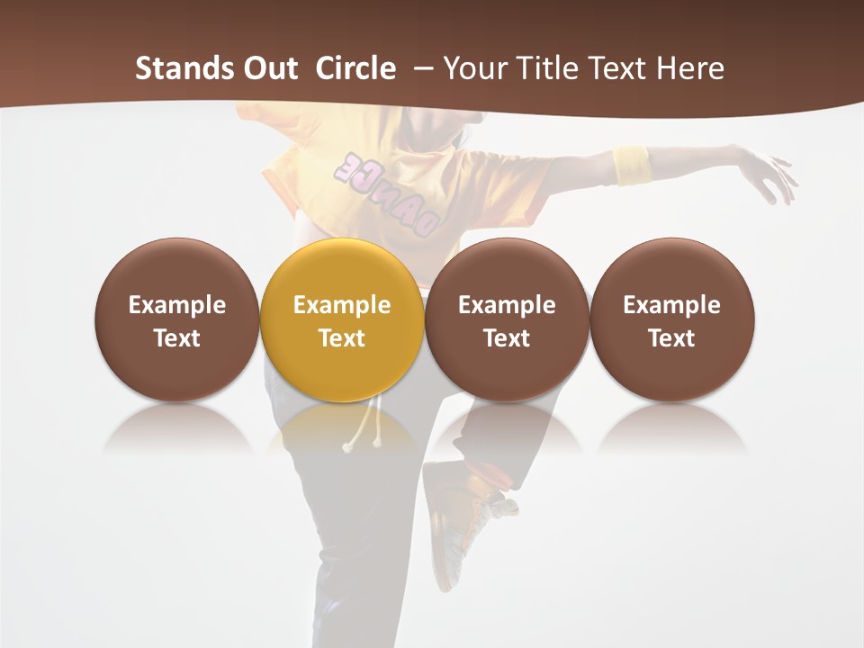 Dance Gymnastic Aerobics PowerPoint Template