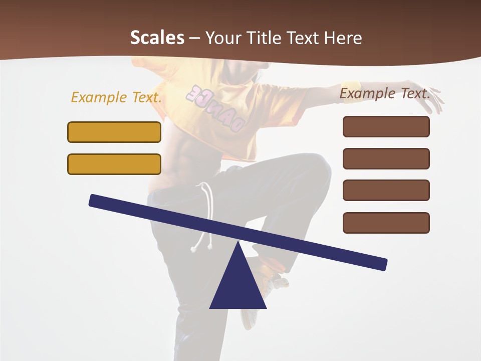 Dance Gymnastic Aerobics PowerPoint Template