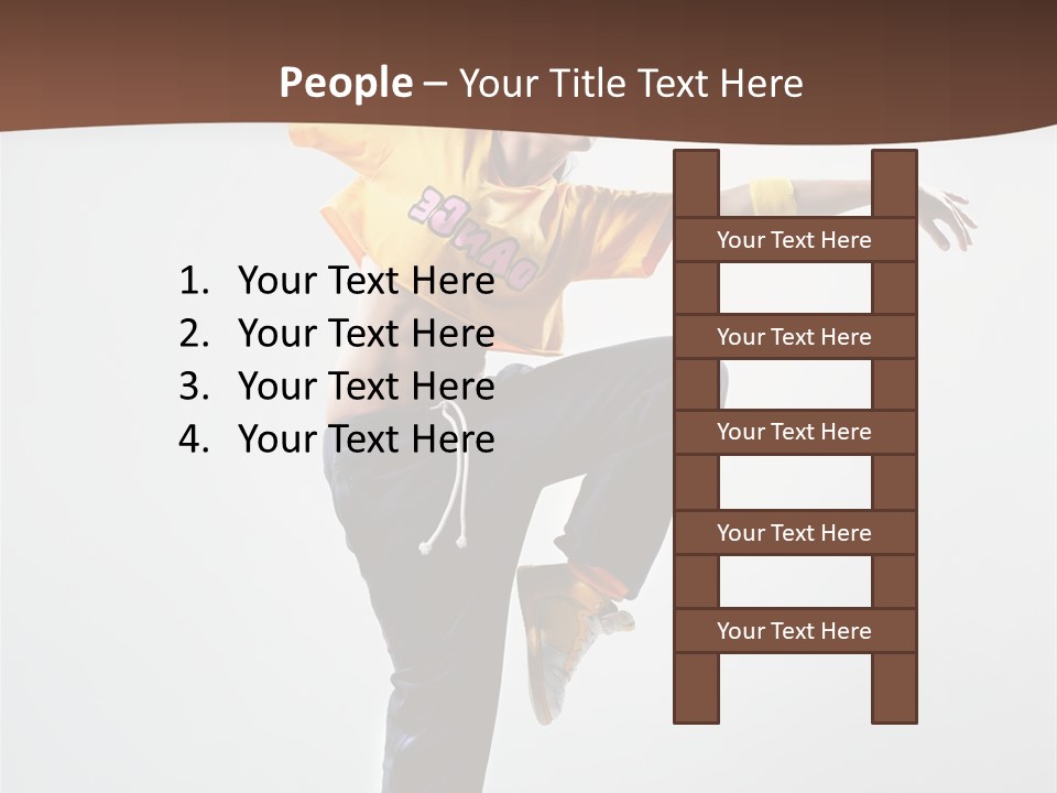 Dance Gymnastic Aerobics PowerPoint Template