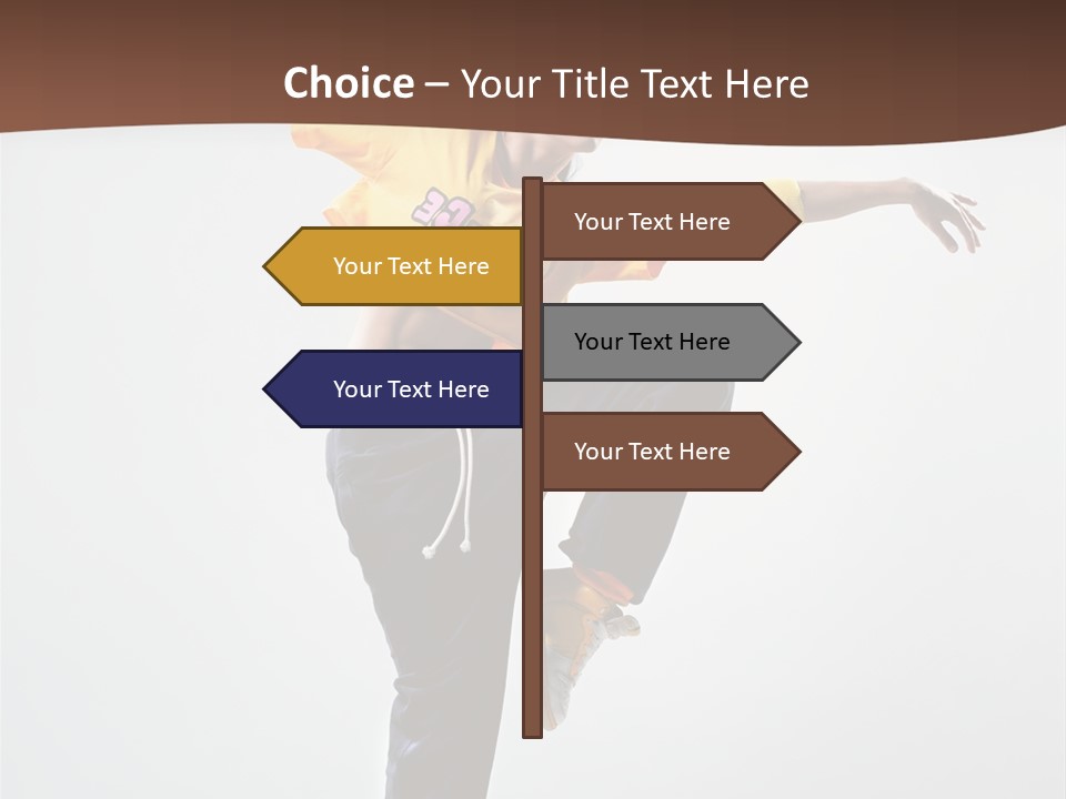 Dance Gymnastic Aerobics PowerPoint Template