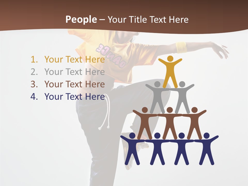 Dance Gymnastic Aerobics PowerPoint Template