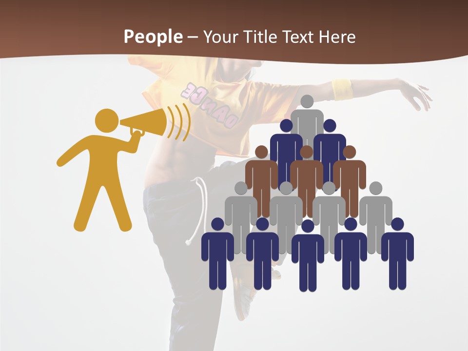 Dance Gymnastic Aerobics PowerPoint Template