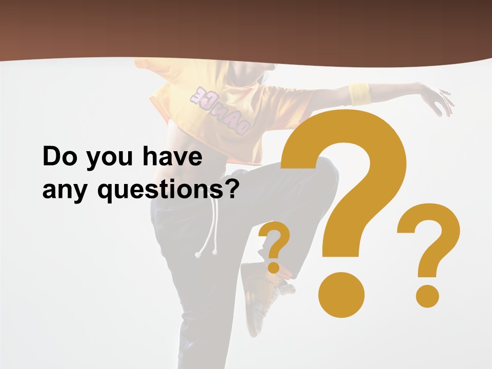 Dance Gymnastic Aerobics PowerPoint Template