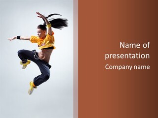 Acrobat Color Funky PowerPoint Template