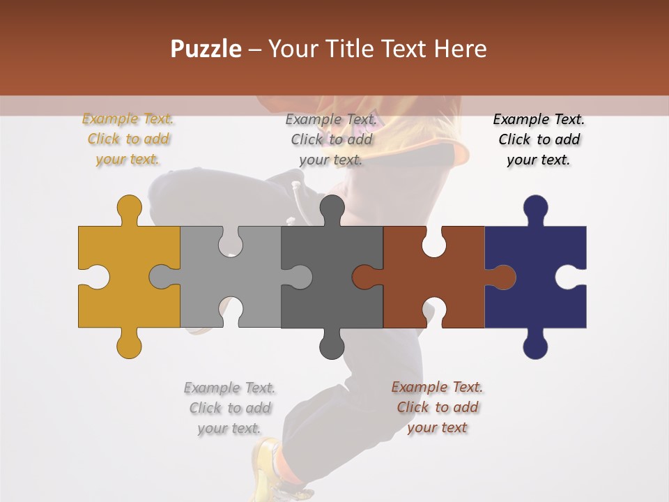 Acrobat Color Funky PowerPoint Template