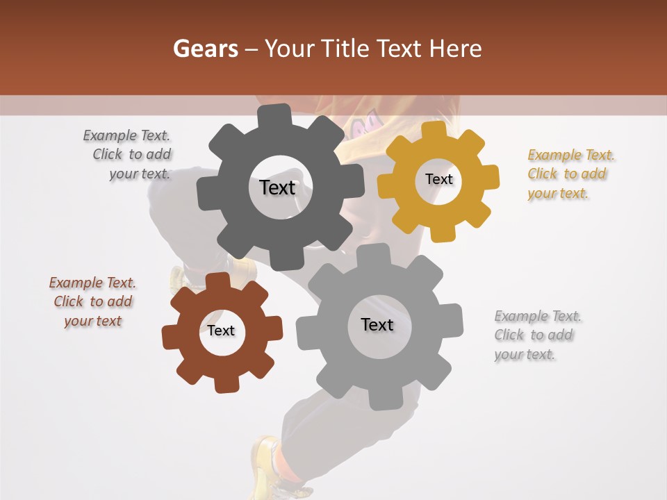 Acrobat Color Funky PowerPoint Template