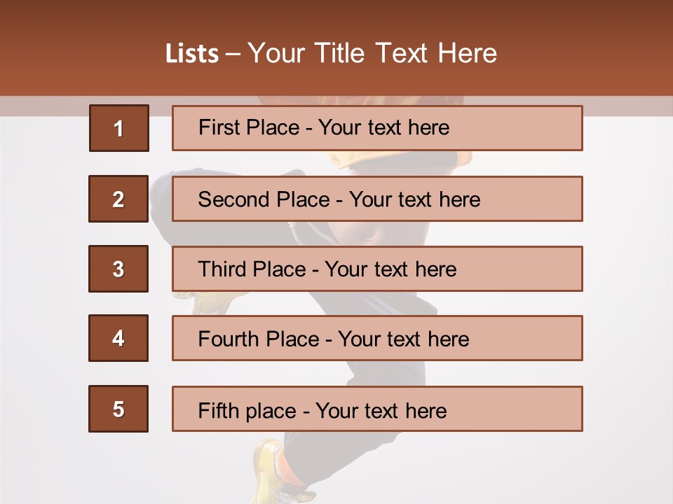 Acrobat Color Funky PowerPoint Template